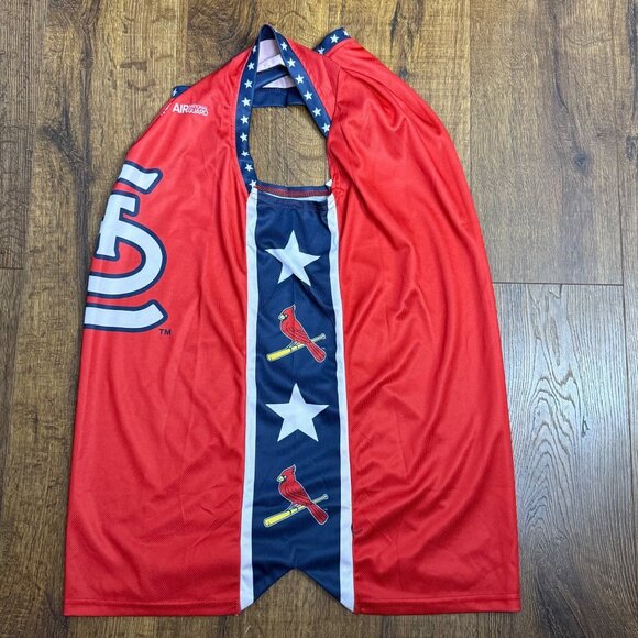 St Louis Cardinals Adult Basketball Jersey Sz. XL Red Sleeveless - Picture 5 of 6
